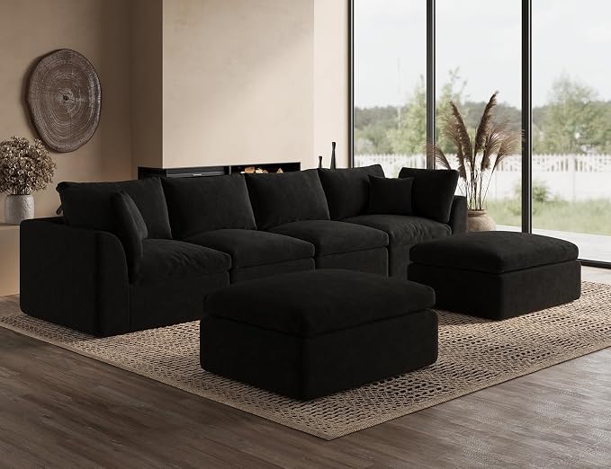 ohllob Corner Seat for Cloud Sectional Couches Living Room, Warm White - Image 7