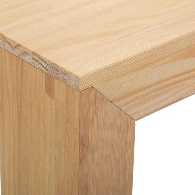 Plank+Beam Modern Rectangular Side Table, Slim Side Table - Image 2