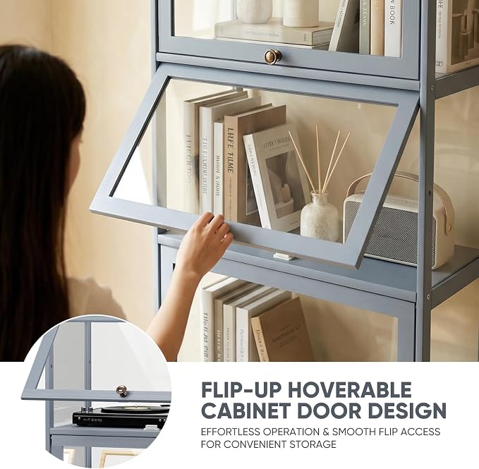 5-Tier Clear Display Cabinet - Image 5