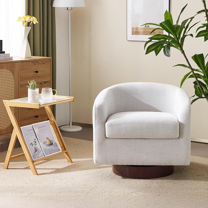 VINGLI 360°Swivel Accent Chair by VINGLI