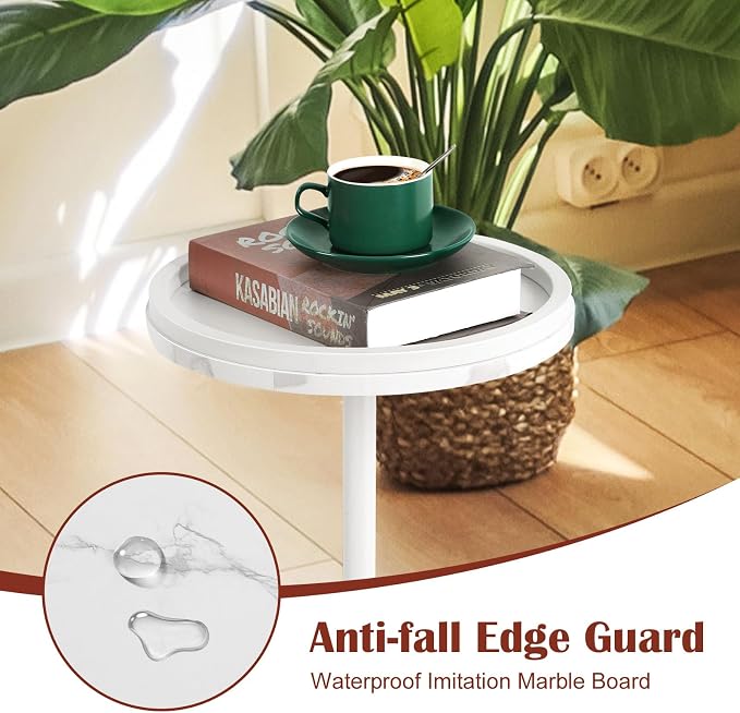 smusei 2 Pack Small Drink Table - Image 7