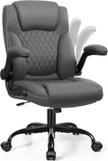 Leather Office Chair, PU Home Computer Desk Chairs by BrickAttic