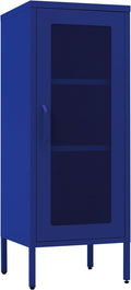 Slim Metal Storage Cabinet by Albad