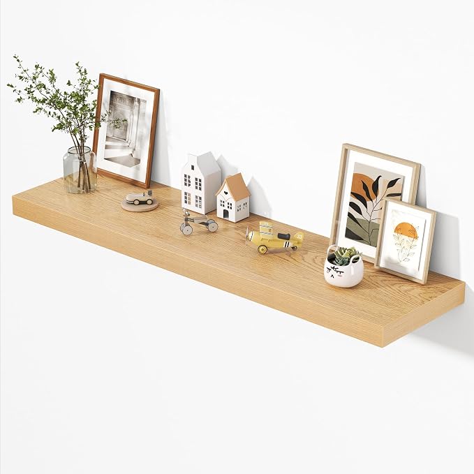 Dreamland 55" Floating Shelves for Wall, Wall-Mounted Shelves for Bedroom by Dreamland