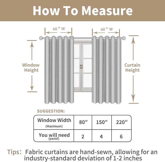 LAMIT Linen Curtains 84 Inches Long - Image 7
