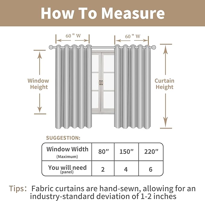 LAMIT Natural Linen Curtains 84 Inches Long - Image 7