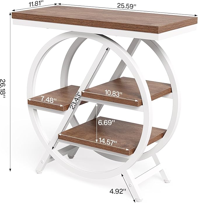 LITTLE TREE End Table, Narrow Side Table - Image 3