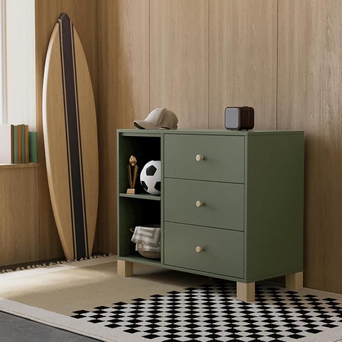 Storkcraft California 3 Drawer Combo Dresser – GREENGUARD Gold Certified - Image 2