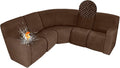ALIECOM 100% Waterproof Recliner Sectional Couch Covers L Shape Stretch Corner by ALIECOM