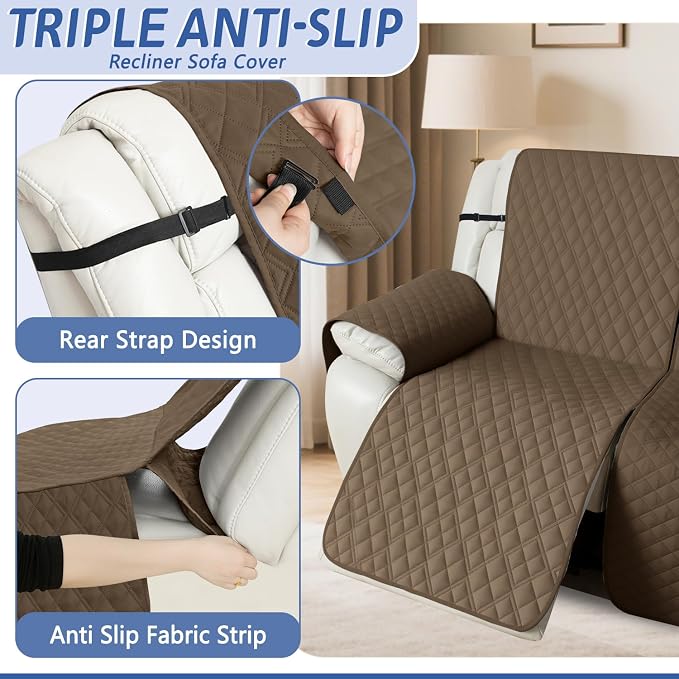 Arfntevss Recliner Sectional Couch Covers 1OO% Waterproof L Shape Sofa Cover - Image 4