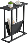 Yusong Narrow Side Table for Small Spaces, Small End Table by Yusong