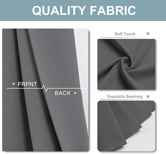 ChrisDowa Blackout Curtains 108 inches Long - Image 3