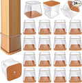 VIUME 24 Pcs Chair Leg Floor Protectors by VIUME
