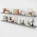 Acovy 72 Inch Floating Shelves, 9.3" Deep Floating Shelf Wall Mounted, Rustic by Acovy