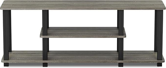 Furinno Turn-N-Tube No Tools 3D 3-Tier Entertainment TV Stand up to 50 inch TV - Image 5