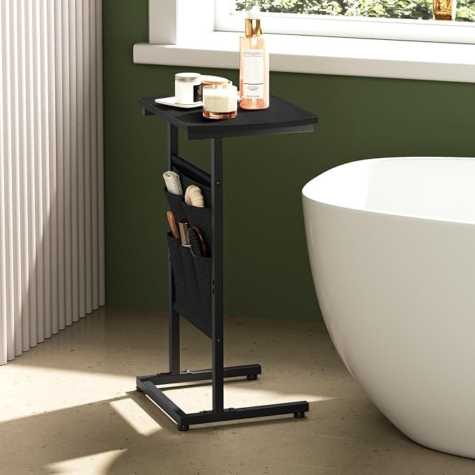 HOOBRO C Shaped End Table, 28.3" Side Table - Image 6