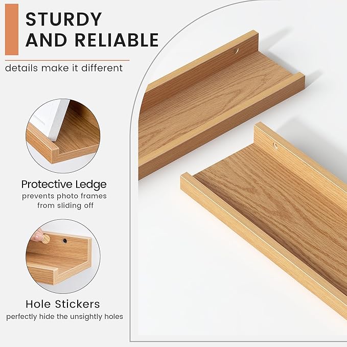 FLYJOE Floating Picture Ledge Shelves - Image 4