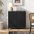 mopio Brooklyn Fluted Storage Cabinet, Modular Accent Buffet Sideboard by MopioInc