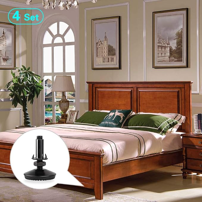 4 Set M10 Adjustable Leveling Feet, Heavy Duty Height Adjuster Furniture - Image 8