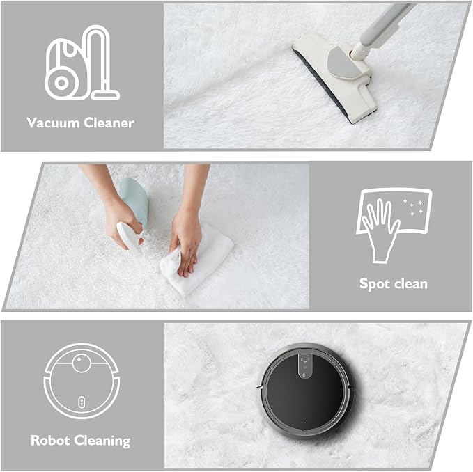 6x9 Fluffy Area Rug for Living Room, Shag Area Rugs for Bedroom - Image 4
