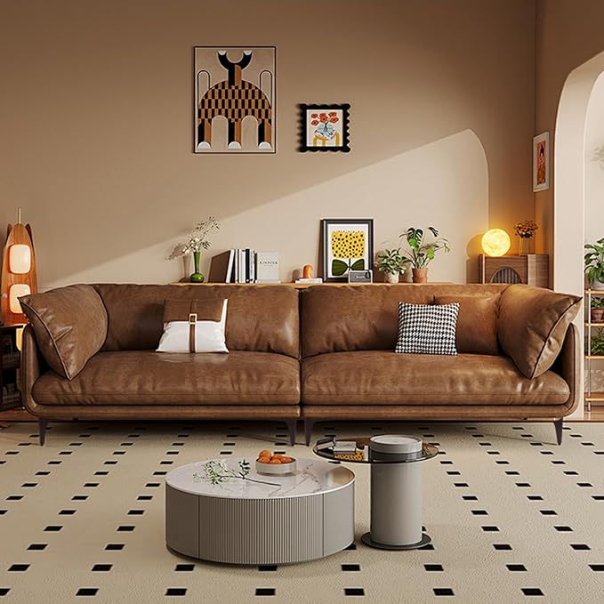 AODIOU Furniture Legs Brown Metal feet: Cabinet Legs 4 Inch Vintage Sofa - Image 7