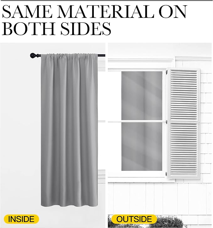 NICETOWN Room Darkening Curtains - Image 5