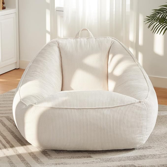 HUGHEAVEN Big Bean Bag Chairs for Adults, Giant Bean Bag Chair for Adults and - Image 8