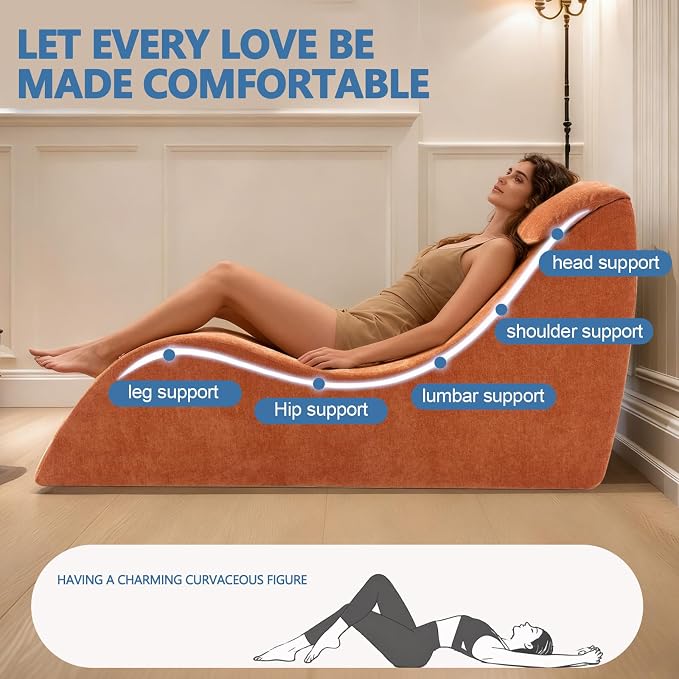 Yoga Chair Lounge for Adult, Yoga Lounge Chair，Ergonomic Chaise Lounge Chair - Image 6