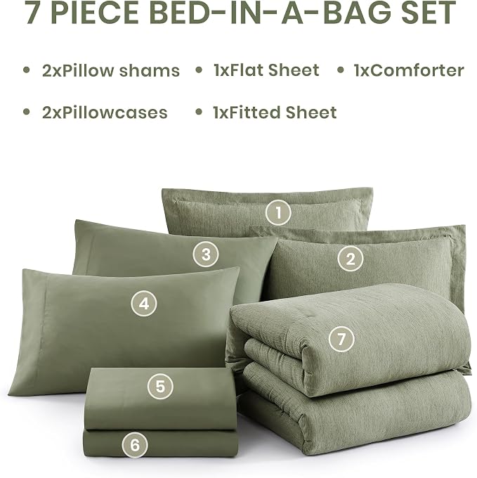 Monbix Queen Comforter Set - Image 7