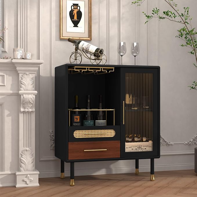 ARTPOWER Modern Coffee Bar Cabinet - Image 5