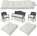 3 Pcs Wicker Chair Cushions Patio Loveseat Chaise Cushion Set by YDDSKY