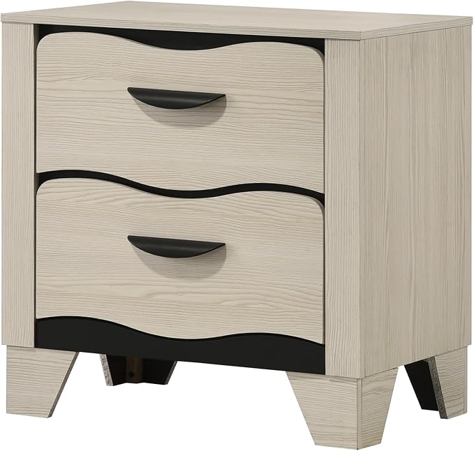 Kings Brand Furniture Brielle 6-Piece Bedroom Set – Modern Wood Bed Frame - Image 7