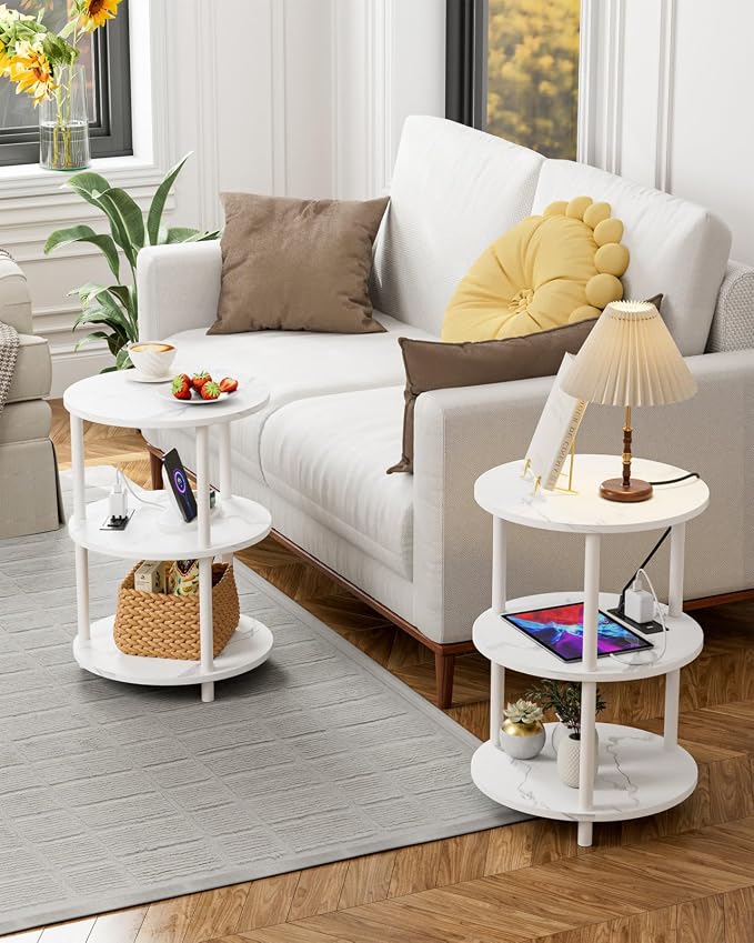 XBurmo Small Round End Table - Image 6