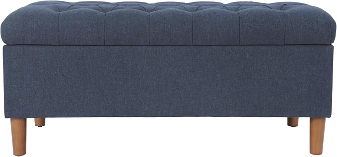 Homepop Home Decor | Tufted Ainsley Button Storage Ottoman Bench by HomePop