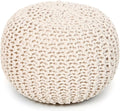 · REDEARTH · Round Pouf Ottoman by REDEARTH