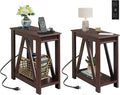 WLIVE End Tables Living Room Set of 2 by WLIVE