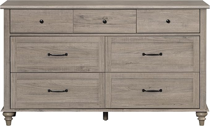 WAMPAT Grey 7 Drawers Dresser for Bedroom, Wide Chest of Drawers Kids Dresser - Image 7