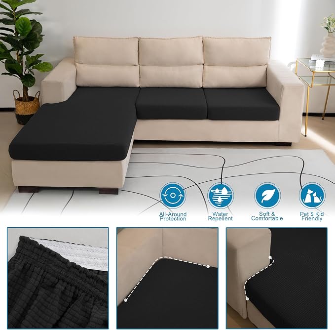 Water Repellent L Shaped Couch Covers - Image 3