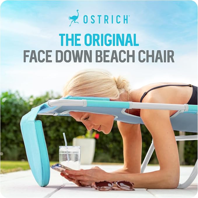 Ostrich the Original Chaise 72 x 22 Inch Lounge Portable Reclining Lounger - Image 5