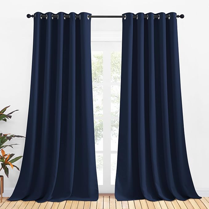 NICETOWN Blackout Curtain Panels, Window Treatment Energy Saving Thermal by NICETOWN