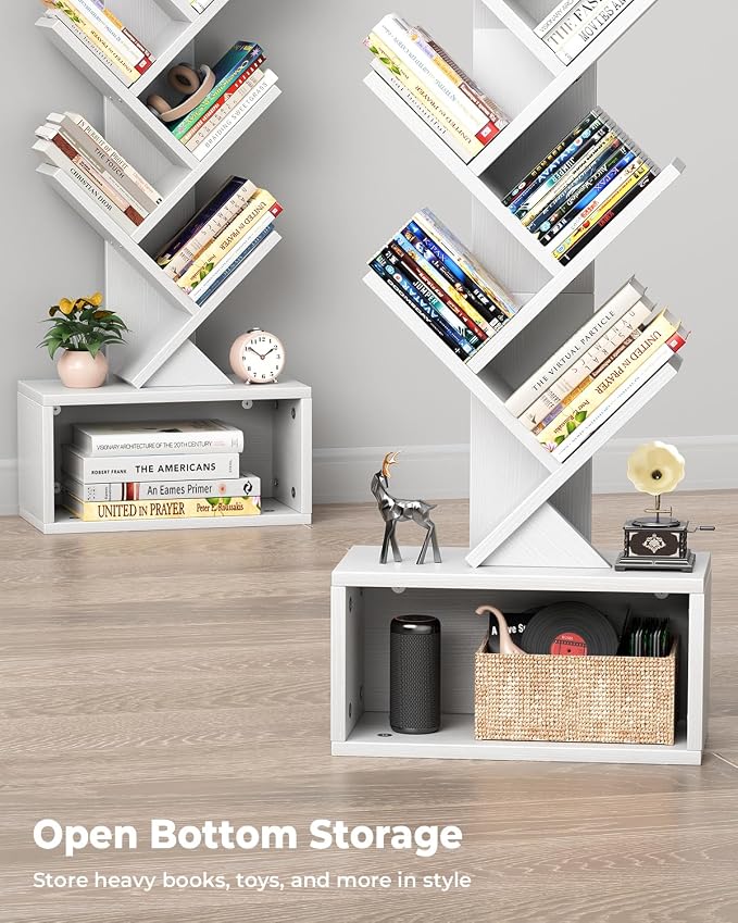 Evermagin 6 Tier Tree Bookshelf - Image 5