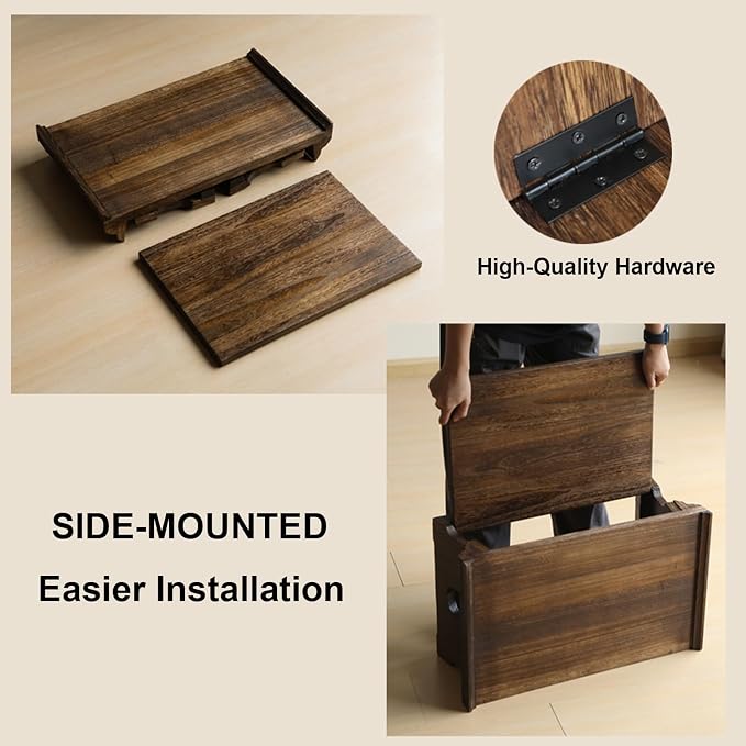 Japanese Solid Wood Tatami Tea Table, Low Coffee Table - Image 5