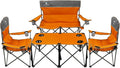 Camping Chair Set of 3, Outdoor Folding Camping Chairs by CAMPHILL