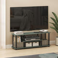 Furinno Turn-N-Tube TV Stand, 3-Tier Open Frame Rectangular Entertainment Center by Furinno-FitsYourSpaceFitsYourBudget