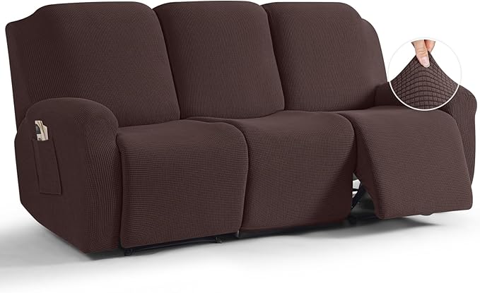 TAOCOCO Recliner Sofa Covers 8-Pieces Stretch Large Couch Covers by TAOCOCO