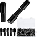 58 Pcs Shelf Pegs Pins, 5mm 1/4 Inch Dual Diameter Metal Shelf Support Pegs by Cerpourt