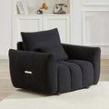 Antetek 35" Modern Accent Single Sofa Chair, Comfy Deep Seat Teddy Living Room by Antetek