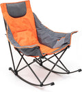 SUNNYFEEL Oversized Rocking Camping Chair, Fully Padded Patio Chair by SunnyFeelCamping