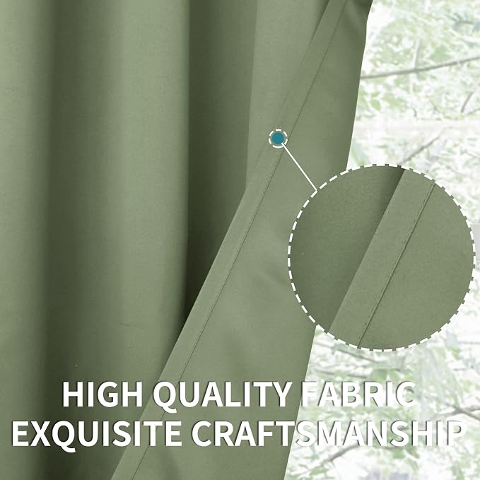 BGment Room Darkening Curtains 72 Inches Long - Image 7