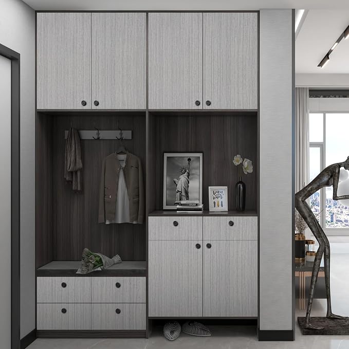 Grasscloth Peel and Stick Wallpaper Modern 15.7in x 118.1in Textured Linen - Image 6